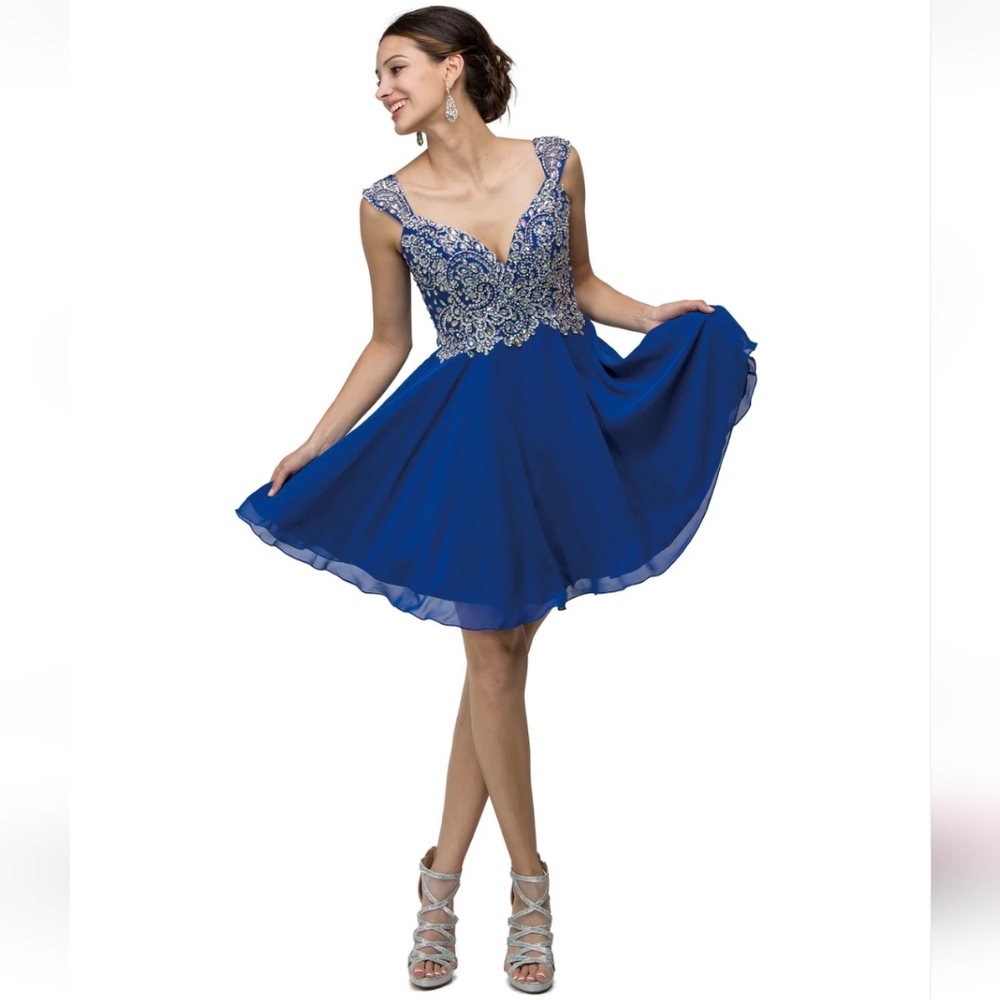 Royal Blue Dress